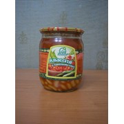 Консервированная фасоль в томатном соусе 0,5 л фотография