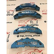 Накладки на суппорта “AMG“ синие фотография