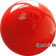 Мяч красный,18см, вес 400 гр. фото