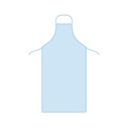 Фартук ламинированный голубой, длина 110 см, стерильные фотография