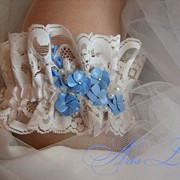 Свадебная подвязка для невесты фото