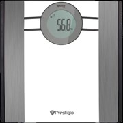 SMART Body Fat Scale Prestigio смарт-весы напольные, Чёрно-серебристый