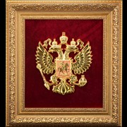 Панно Герб Российской Федерации Златоуст фото