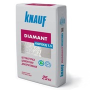Штукатурка Кнауф Диамант Короед зерно 1,5 мм 25 кг фото