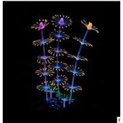 Флуоресцентный Аквариум Декоративный орнамент рыбного танца с искусственным коралловым орнаментом Аквариум