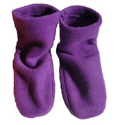 Носки флисовые фиолетовые фотография