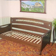 Кровать Луи Дюпон Премиум (190\200*80\90\120) массив - сосна, ольха, дуб фотография