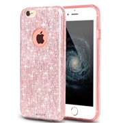 Чехол-накладка силикон Mooke Star Rain для iPhone 6/6s Pink фотография