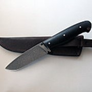 Нож из дамасской стали “Шершень“ цельнометаллический фото
