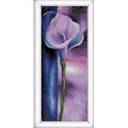 Картина мозаика В фиолетовых тонах 44х18 см фото