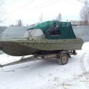Ходовой тент с дугами на лодку Казанка-5М2 (Стандарт) фото