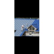 Покраска оцинкованной крыши  фотография
