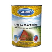 Краска "РАСЦВЕТ" масляная, готовая к применению белая (0,9кг)