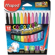 Фломастеры Maped Color Peps, 12 цв. фото