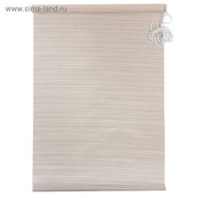 Штора рулонная «Зебрано», 100х160 см, цвет белый фото