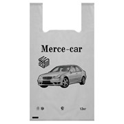 Пакет-майка Merce-car серебристый