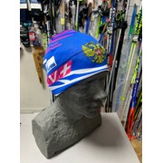 Шапка тренировочная сине-розовая фото