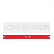 Шильдик металлопластик SW “CHEVROLET“ 150*20мм (наклейка) фото