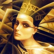 Картина из янтаря Нефертити фото