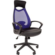 Компьютерное кресло Chairman 840 TW-05 черный/синий