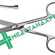 Ножницы хирургические вертикально-изогнутые, 150 мм, армированные тв. сплавом Н-140