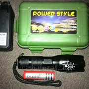 Тактический ручной фонарик Police T6 (zoom) аккумулятор фото