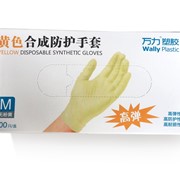 Перчатки Wally Plastic™ одноразовые виниловые (50 пар) (XL) фотография