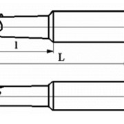 Резцы сборные расточные с механическим креплением цилиндрической вставки с режущим элементом из АСПК («Карбонадо») и Композита-01 (Эльбора-Р) ИС-224 фотография
