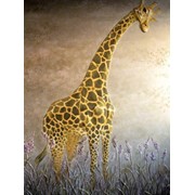 Художественная роспись жираф фото