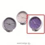Часы-будильник (9,5 см) фиолет фото