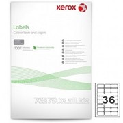 Этикетка самоклеящаяся Xerox, A4, размер 70*26 мм, 36 этикеток фото