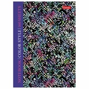Блокнот МАЛЫЙ ФОРМАТ (110х147 мм), А6, 160 л., твердая обложка, клетка, HATBER, “Color texture“, 160ББ6В1, фото
