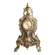 Часы бронзовые “Нептун“, механические фото