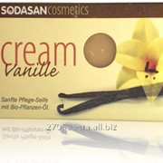 Мыло-крем Sodasan oрганическое Vanilla для лица с маслами Ши и Ванили