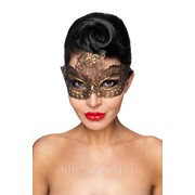Золотистая карнавальная маска Этамин фото