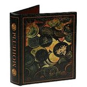 Альбом для монет “Монеты мира“ 18*4*20см 10 лист. на 240 монет . 184213 фотография