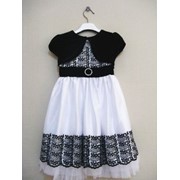 Детское вечернее платье с болеро, белое, Jona Michelle, США, код: 2703
