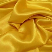 Атлас однотонный тонкий цвет желтый (А 01/200) фото
