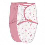 Конверт Summer Infant Конверт на липучке SwaddleMe®, размер S/M, (2 шт), розовый/фламинго фото
