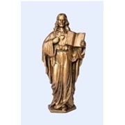 Фигура религиозная Ісус Христос Найсвятішого Серця акр.бронза 16x7x5 см Ф 2014-12 00671 фото