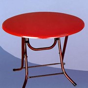 Стол круглый, производитель: Kristal, цвет в ассортименте, диаметр: 90 см, вес: 19,5 кг фотография
