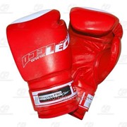 Перчатки кожаные боксерские 8 oz красные Premium Pro