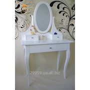 Туалетный столик с зеркалом из натурального дерева, гарантия фото