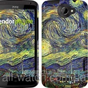 Чехол на HTC One X+ Винсент Ван Гог. Звёздная ночь "163c-69"