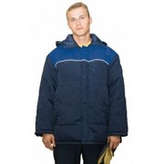 Куртка Евротелогрейка т/синий + василек фотография