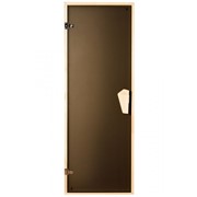 Стеклянная дверь для сауны Tesli “Sateen“ 80x205 фотография
