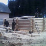 Будівництво дачі із натурального дерева в Львові фото