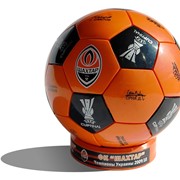 Мячик футбольный пластмассовый сувенирный с нанесением логотипа
