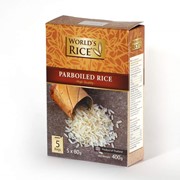 Rice parboiled (Рис Парбоилд) порционный, упаковка 5*80 г/ ТМ World's rice фото