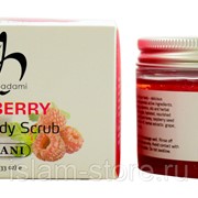 Cахарный скраб Малина/Raspberry Sugar Body Scrub, Hemani 150 мл